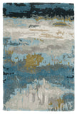 Genesis Collection GES41 Benna 60% Wool 40% Viscose Handmade Contemporary Abstract Rug