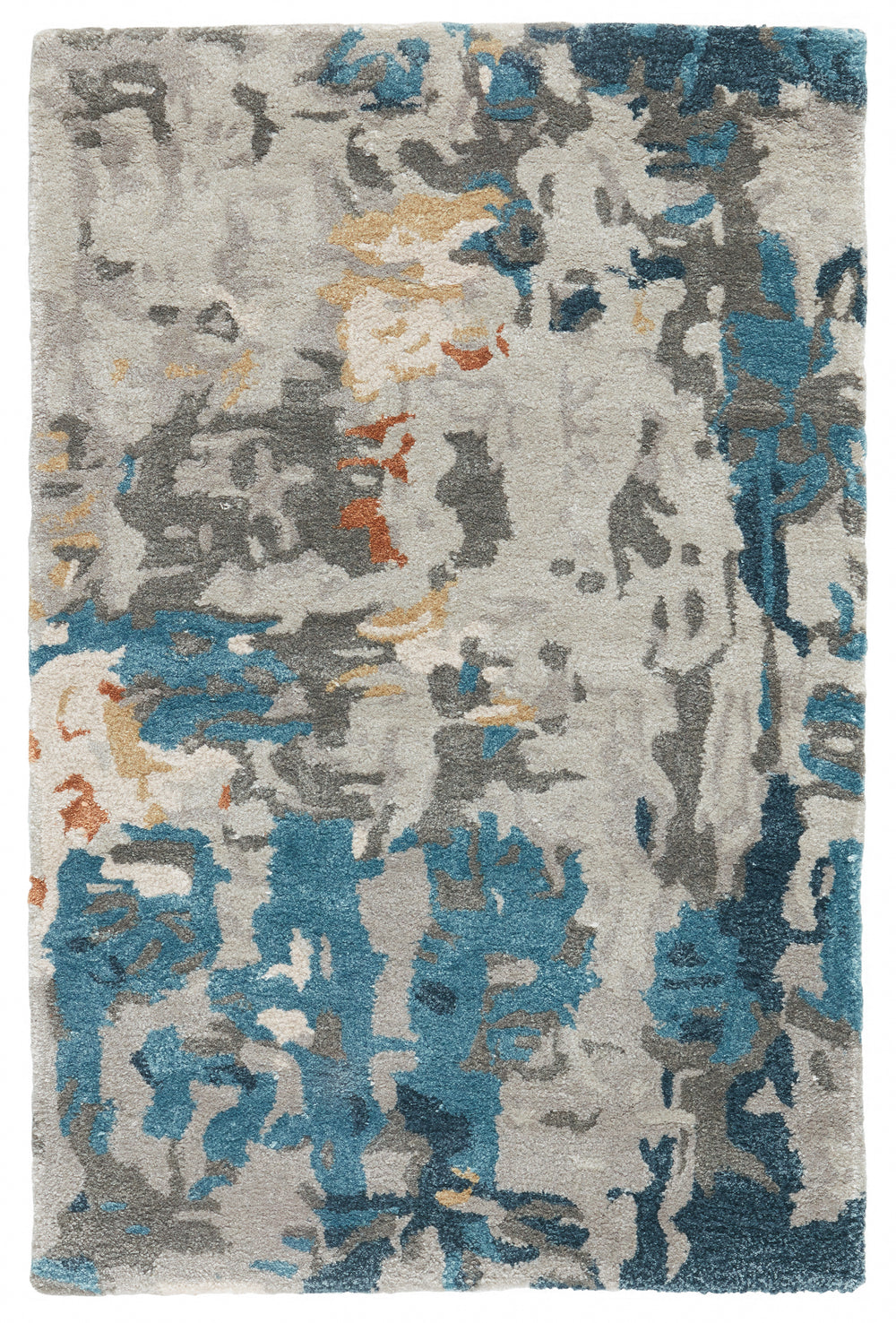 Jaipur Living Segall Handmade Abstract Dark Blue/ Gray Area Rug (2'X3')