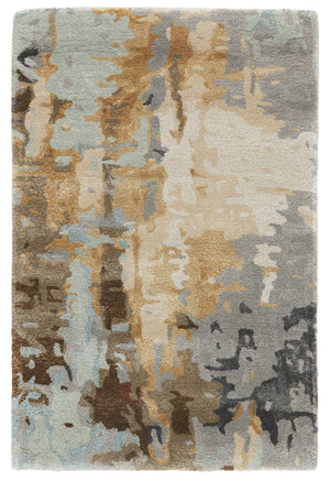 Jaipur Living Matcha Handmade Abstract Gray/ Gold Area Rug (2'X3')