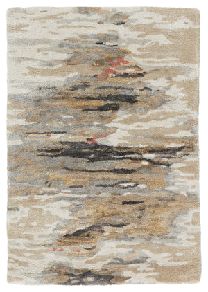 Jaipur Living Ryenn Handmade Abstract Taupe/ Blush Area Rug (2'X3')