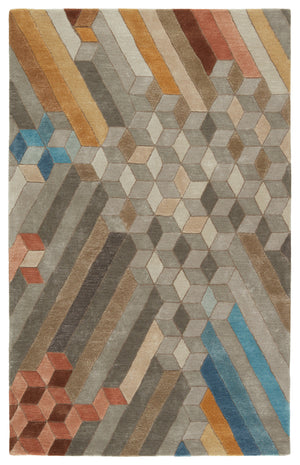 Jaipur Living Genesis Collection GES57 Cairns 60% Wool 40% Viscose Handmade Modern Geometric Rug RUG151624