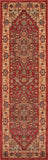 Momeni Ghazni GZ-04 Machine Made Traditional Medallion Indoor Area Rug Red 9'3" x 12'6" GHAZNGZ-04RED93C6