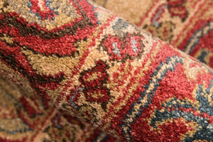 Momeni Ghazni GZ-05 Machine Made Traditional Medallion Indoor Area Rug Beige 9'3" x 12'6" GHAZNGZ-05BGE93C6