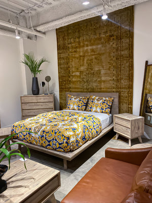 LH Imports Gia 1 Drawer Nightstand GIA001