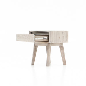 LH Imports Gia 2 Drawer Nightstand GIA002