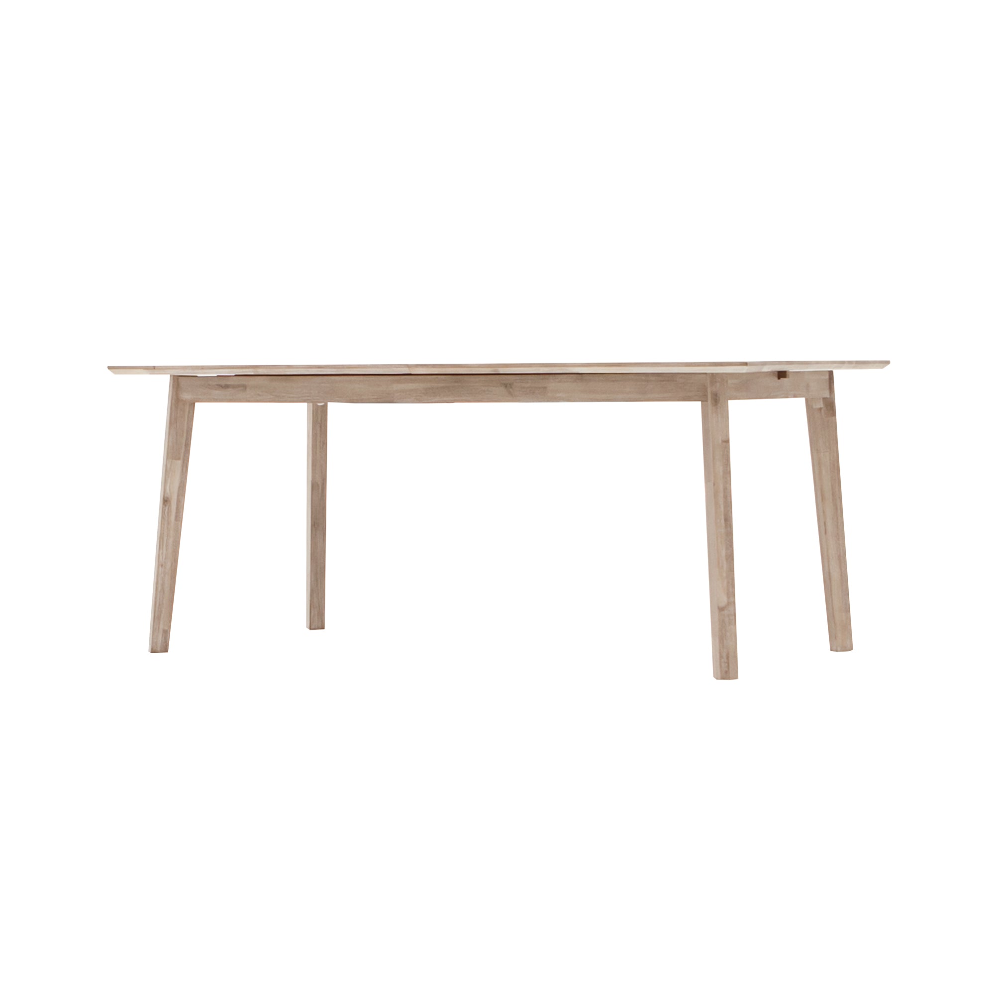 Gia Extension Dining Table - Versatile Solid Acacia Design with Grey W