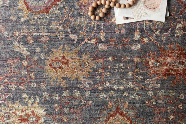 Loloi Giada GIA-01 95% Polypropylene, 5% Polyester Pile Power Loomed Traditional Rug GIADGIA-01GYMLB6F6