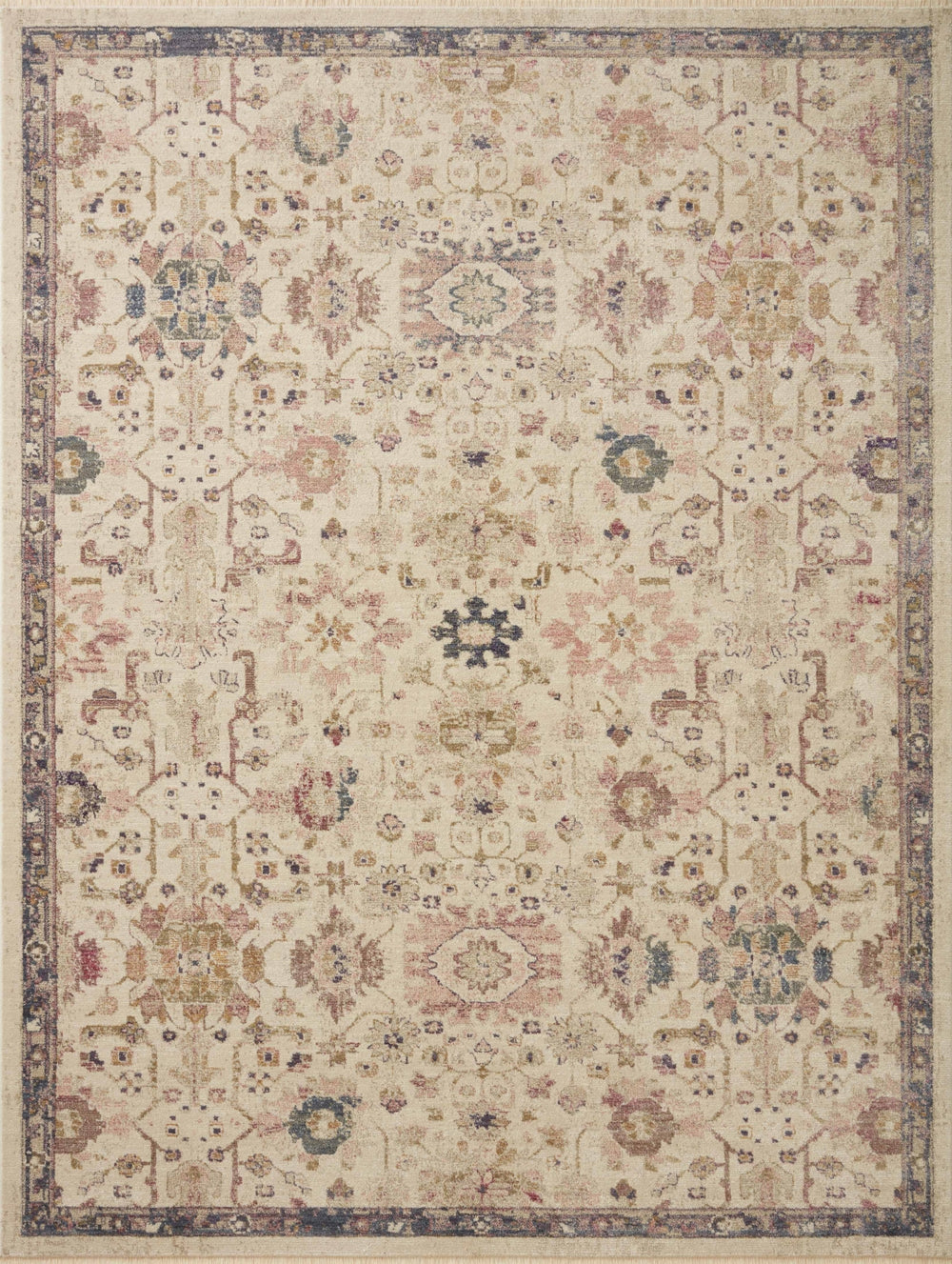 Loloi Giada GIA-04 95% Polypropylene, 5% Polyester Pile Power Loomed Traditional Rug GIADGIA-04IVMLB6F6