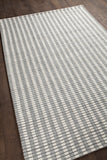 Chandra Rugs Gisela 70% Wool + 30% Viscose Hand-Woven Contemporary Rug Ivory 9' x 13'