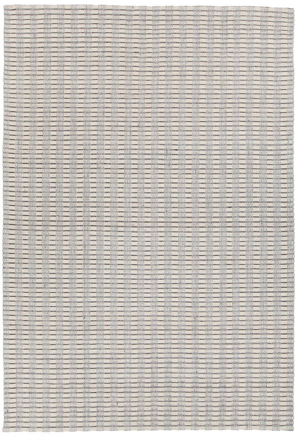 Chandra Rugs Gisela 70% Wool + 30% Viscose Hand-Woven Contemporary Rug Silver 9' x 13'