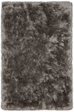 Chandra Rugs Giulia 100% Polyester Hand-Woven Contemporary Shag Rug Grey 9' x 13'