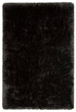 Chandra Rugs Giulia 100% Polyester Hand-Woven Contemporary Shag Rug Charcoal 9' x 13'