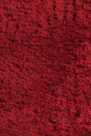 Chandra Rugs Giulia 100% Polyester Hand-Woven Contemporary Shag Rug Red 9' x 13'