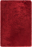 Chandra Rugs Giulia 100% Polyester Hand-Woven Contemporary Shag Rug Red 9' x 13'