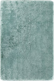 Chandra Rugs Giulia 100% Polyester Hand-Woven Contemporary Shag Rug Aqua Blue 9' x 13'