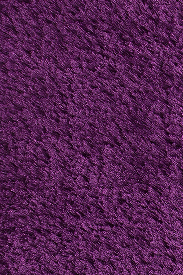 Chandra Rugs Giulia 100% Polyester Hand-Woven Contemporary Shag Rug Purple 9' x 13'
