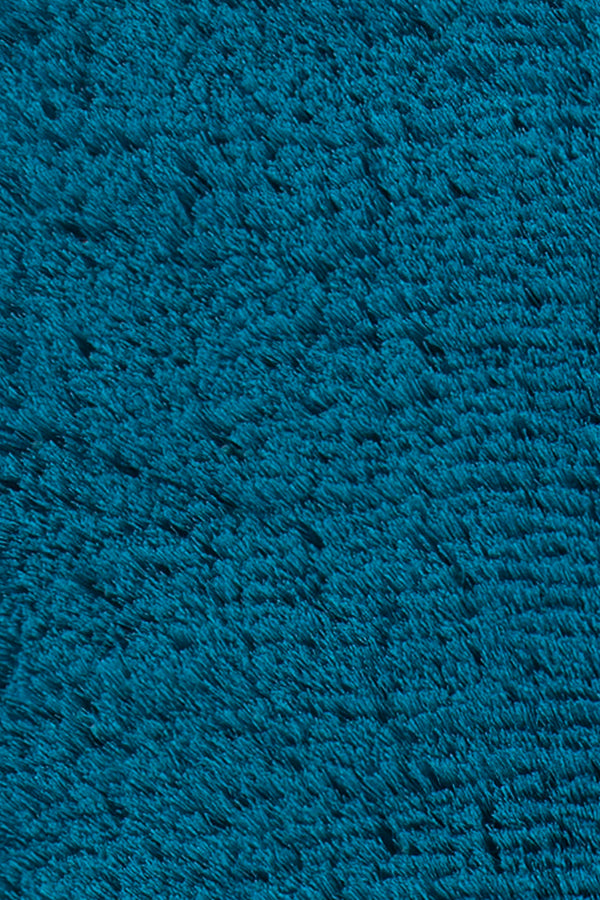 Chandra Rugs Giulia 100% Polyester Hand-Woven Contemporary Shag Rug Blue 9' x 13'