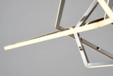 Bethel Chrome LED Chandelier in Stainless Steel & Acrylic