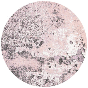 Glacier 124 Contemporary Power Loomed 100% Polypropylene Rug Pink / Grey