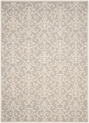 Glamour 101 Hand Tufted 25% Wool & 75% Viscose Rug in Grey, Ivory 8ft x 11ft