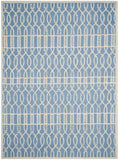 Glamour 103 Hand Tufted 25% Wool & 75% Viscose Rug in Blue, Ivory 8ft x 11ft