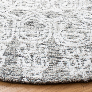 Glamour 302 Hand Tufted 60% Wool, 20% Viscose, 20% Cotton Contemporary Rug Charcoal 60% Wool, 20% Viscose, 20% Cotton GLM302H-6R