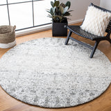 Glamour 302 Hand Tufted 60% Wool, 20% Viscose, 20% Cotton Contemporary Rug Charcoal 60% Wool, 20% Viscose, 20% Cotton GLM302H-6R