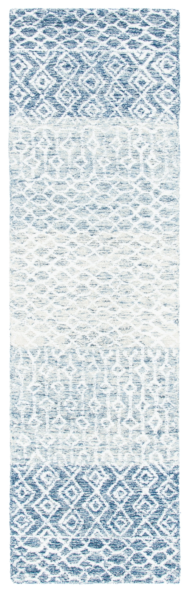 Glamour 304 Hand Tufted 60% Wool, 20% Viscose, 20% Cotton Contemporary Rug Blue / Ivory 60% Wool, 20% Viscose, 20% Cotton GLM304M-28