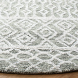 Glm305 Hand Tufted 60% Wool, 20% Viscose, 20% Cotton Contemporary Rug Green / Ivory 60% Wool, 20% Viscose, 20% Cotton GLM305Y-6R