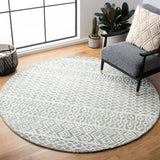 Glm305 Hand Tufted 60% Wool, 20% Viscose, 20% Cotton Contemporary Rug Green / Ivory 60% Wool, 20% Viscose, 20% Cotton GLM305Y-6R