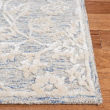 Glamour 551 Hand Tufted 25% Wool & 75% Viscose Rug in Blue, Ivory 9ft x 12ft