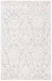 Glamour 551 Hand Tufted 25% Wool & 75% Viscose Rug in Blue, Ivory 9ft x 12ft