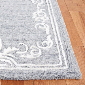 Safavieh Glamour 604 Modern Hand Tufted Rug Grey / Ivory GLM604F-8