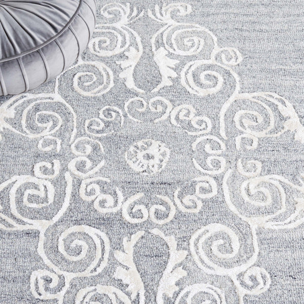 Safavieh Glamour 604 Modern Hand Tufted Rug Grey / Ivory GLM604F-8