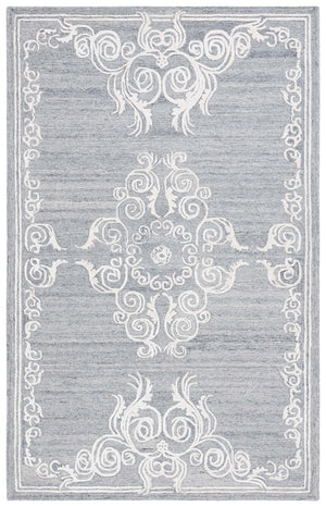 Safavieh Glamour 604 Modern Hand Tufted Rug Grey / Ivory GLM604F-8
