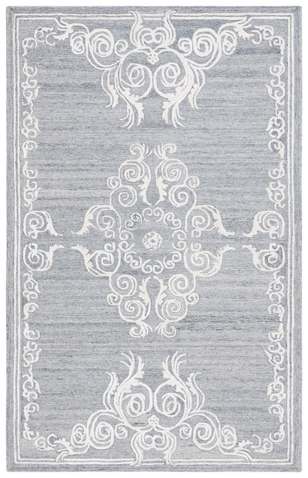 Safavieh Glamour 604 Modern Hand Tufted Rug Grey / Ivory GLM604F-8