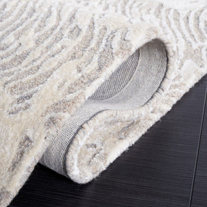 Safavieh Glamour 605 Modern Hand Tufted Rug Light Grey / Ivory GLM605G-8