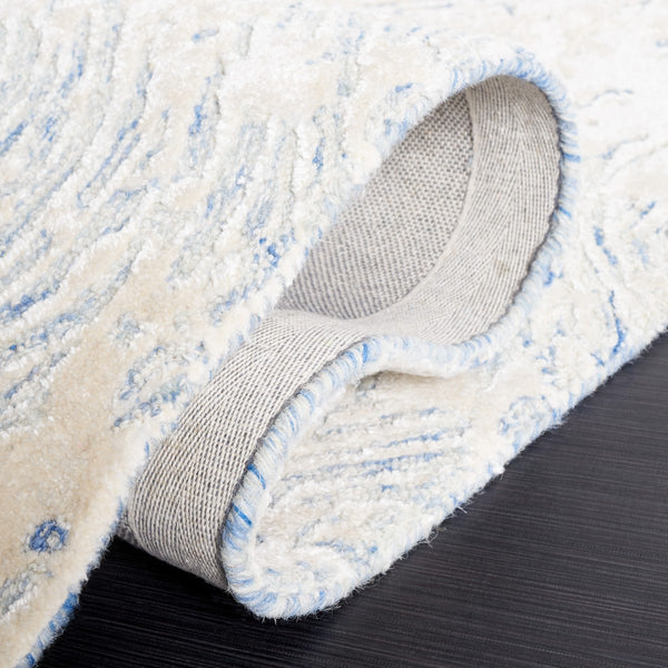 Safavieh Glamour 605 Modern Hand Tufted Rug Blue / Ivory GLM605M-8