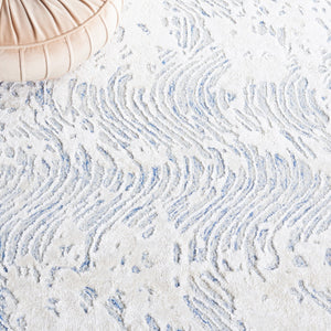 Safavieh Glamour 605 Modern Hand Tufted Rug Blue / Ivory GLM605M-8