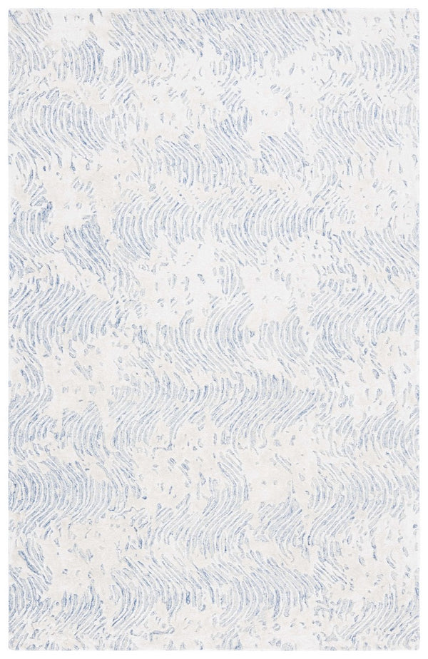 Safavieh Glamour 605 Modern Hand Tufted Rug Blue / Ivory GLM605M-8