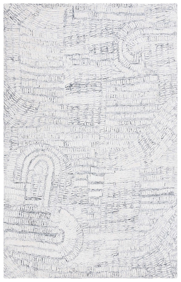 Safavieh Glamour 606 Geometric Hand Tufted Rug Grey / Ivory GLM606F-8