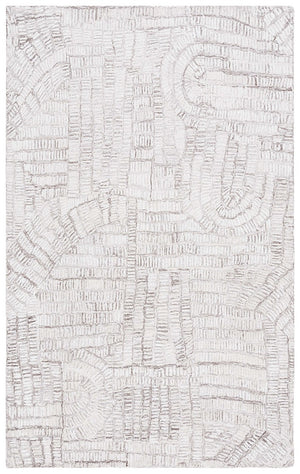 Safavieh Glamour 606 Geometric Hand Tufted Rug Brown / Ivory GLM606T-8