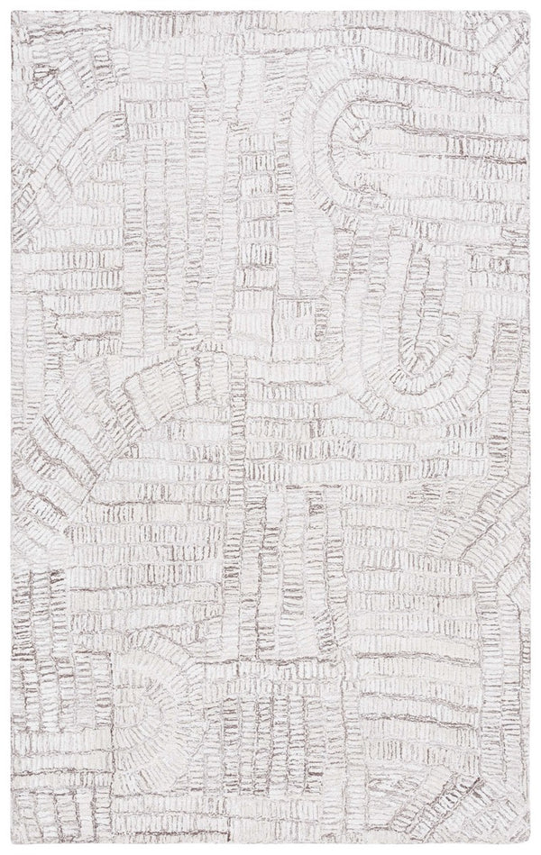 Safavieh Glamour 606 Geometric Hand Tufted Rug Brown / Ivory GLM606T-8