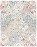 Glamour 622  Hand Tufted 100% Wool (Blended New Zealand Wool) Rug Ivory / Red