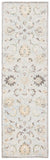 Glamour 624  Hand Tufted 100% Wool (Blended New Zealand Wool) Rug Light Blue / Ivory