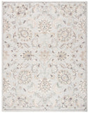 Glamour 624  Hand Tufted 100% Wool (Blended New Zealand Wool) Rug Light Blue / Ivory