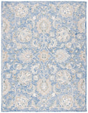 Glamour 624  Hand Tufted 100% Wool (Blended New Zealand Wool) Rug Blue / Beige