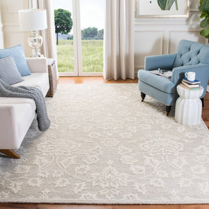 Glamour 651  Hand Tufted 100% Wool Pile Rug Beige / Ivory