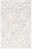 Glamour 651  Hand Tufted 100% Wool Pile Rug Blue / Ivory