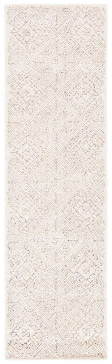 Glamour 660  Hand Tufted 100% Wool Pile Rug Ivory / Beige